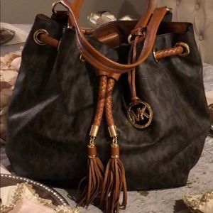 Michael kors tassel purse
